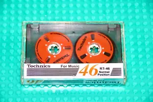 "TECHNICS" CUSTOM-MADE RED TYPE I NEW REEL CASSETTE TAPE (1) - Picture 1 of 3