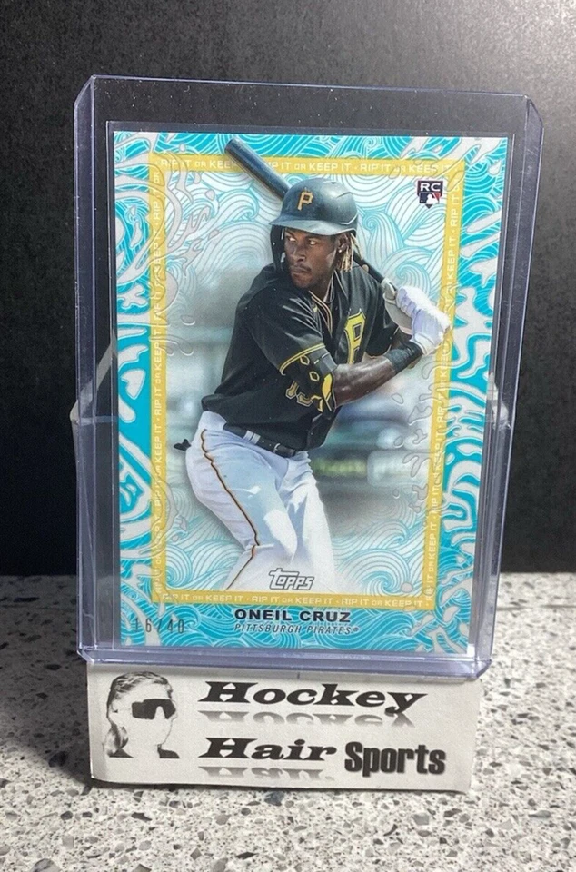 2022 Topps RIP Oneil Cruz #16/40 Rookie Tear If You Dare **Not Ripped** - Image 1 of 3