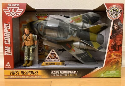 ¡El Cuerpo! - Jet de asalto de primera respuesta con figura de acción y armas nuevo Foto 1 de 4