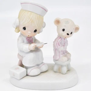 Figura Precious Moments 1981 Jonathan & David "Love Beareth All Thing" E-7158 - Imagen 1 de 7