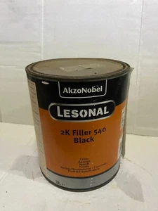 Lesonal 2K Filler 540 Black 3L AkzoNobel High Build Primer Filler - Imagen 1 de 1