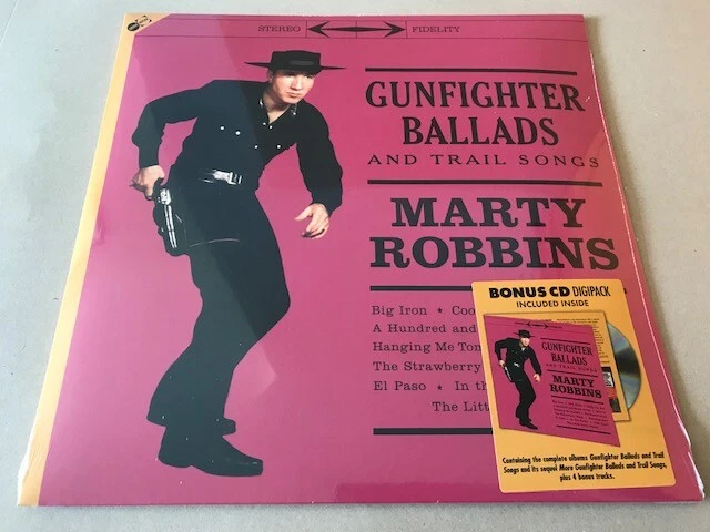 Gunfighter Ballads and Trail Songs vinyl lp + cd Groove Replica 77034LP - Image 1 of 2
