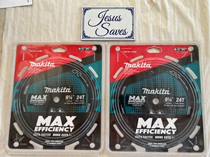 2- Hoja de sierra de máxima eficiencia Makita 9-1/4"" 24T con punta de carburo E-01965 F2 - Imagen 1 de 2