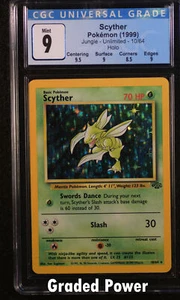 Jungle Unlimited Scyther CGC 9 Holo (9180) 10/64 Pokemon - Picture 1 of 1