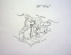 Bucky O'Hare and the Toad Wars TV Series 1991 Production COPY MODEL SHEET Marvel - Picture 1 of 2