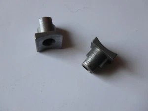 NOS Down Tube Shift Lever Braze On Vintage Frame Boss (pair) Type Campagnolo 660 - Imagen 1 de 3