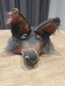 Coyote Lined Therian Cosplay Artistic Mask Handmade Mask Dressup Halloween - Picture 1 of 11