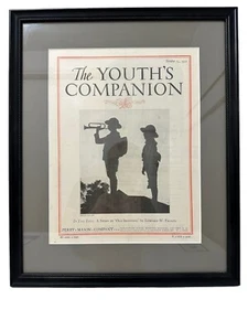 Boy Scout The Youth's Companion Magazine Framed Front Page October 15, 1925 - Picture 1 of 5