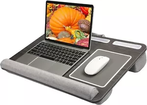 Laptop Schoß Schreibtisch Home Office mit Kissen, Mauspad und Handyhalter - Bild 1 von 26