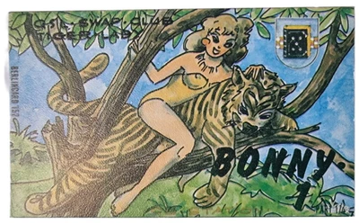 Adria-9 QSL • Berlincard 157 • “Bonny 1” • Tiger-Lady Club • CB Station • 1980s - Image 1 of 2