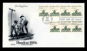 1898 3c HANDCAR, PLATE #4, STRIP OF 4 - ARTMASTER - Picture 1 of 2