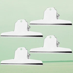  4 Pcs Anti-deformation Multi-function Metal Paper Clips Organize Large - Picture 1 of 12