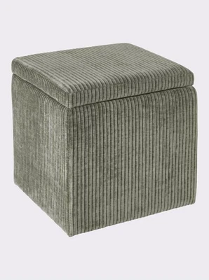 Hocker Cord-Optik grün 41x40,5x41cm UVP:129,99€ 13.14 - Bild 1 von 3