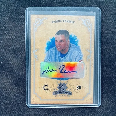 2004 Diamond Kings Diamond #74 Aramis Ramirez Auto Cubs /30 SSP Crowning Moment - Image 1 of 2