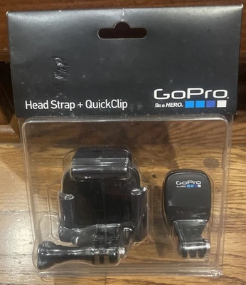 GoPro Head Strap + QuickClip Brand New - Factory Sealed - Image 1 of 4