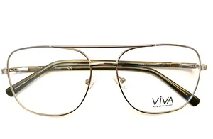 Gafas de aviador Viva VV4042 010 para hombre 60-17-140 lentes de demostración - Imagen 1 de 4