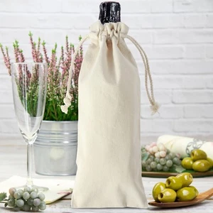 10Pcs Sublimation Wine Bottle Bags Reusable Polyester Wine Bottle Gift qiAhB - Picture 1 of 11
