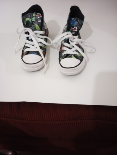 Converse All Star Chuck Taylor vermi piante insetti taglia 11 usate
