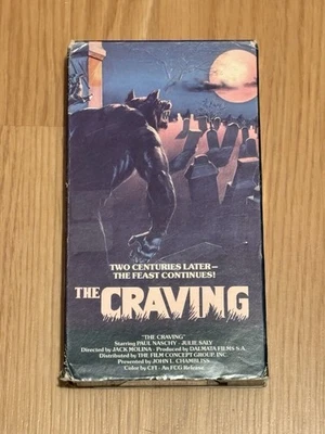 The Craving (1981) VHS Tape Vestron Video Paul Naschy Horror - Image 1 of 4