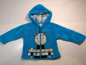 Thomas und seine Freunde Fleecejacke mit Kapuze und durchgehendem Reißverschluss Größe 2T - Bild 1 von 6
