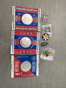 “Lote de 8” Olímpico 5 Pines 3 Medallones Deportivos Conmemorativos - Imagen 1 de 20
