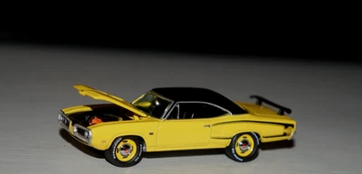 1970 Dodge Coronet Super Bee Yellow Limited Edition 1/64 Johnny Lightning - Image 1 of 3
