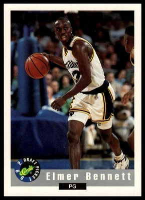 1992 Classic Draft Picks #74 Elmer Bennett - Image 1 of 2