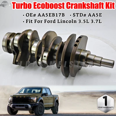AA5EB17B For Ford Lincoln 3.5L 3.7L Turbo Ecoboost Crankshaft Kit STD# AA5E NEW - Image 1 of 4