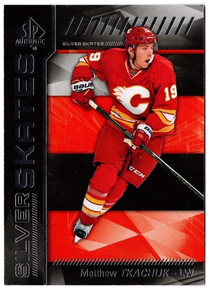 2016-17 Upper Deck SP Authentic Silver Skates MATTHEW TKACHUK SS-MT Flames UD RC - Image 1 of 1