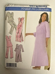 Simplicity 4377 Pattern Size FF 18W,20W,22W,24W Khalain Ali - Uncut Vintage 2005 - Picture 1 of 2