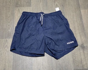 Hugo Boss Shorts - Mens XL - Navy Blue - Regular Or Swim - Excellent Condition - Picture 1 of 6