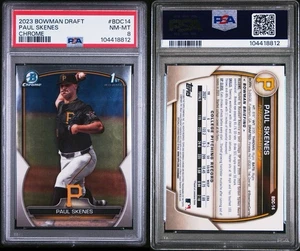 2023 Bowman Draft Chrome #BDC14 Paul Skenes 1st Rookie RC PSA 8 - Picture 1 of 3