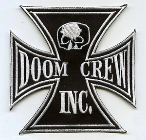 BLACK LABEL SOCIETY BLS iron-on PATCH: BLACK LABEL SOCIETY SDMF DOOM CREW CROSS - Picture 1 of 6