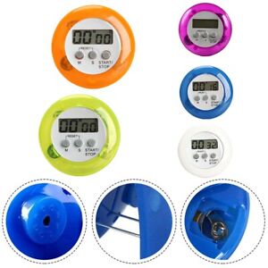 Round LCD Stop Watch Timer Kitchen Alarm Clock with Video Reminder Function