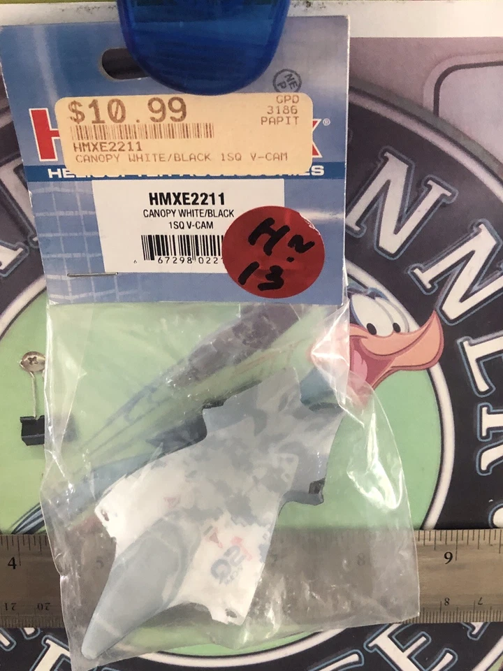 1SQ V-Cam Quadcopter Canopy - White/Black - Heli-Max #HMXE2211 NIP🇺🇸USA Shipp - Image 1 of 3