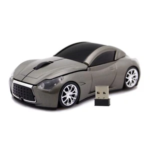 Sportwagen Maus Computer drahtlose Maus 24 GHz optische Mäuse mit LED-Licht f... - Bild 1 von 6