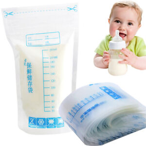 Breast Milk Storage Freezer Bag Disposable Labels Safe Baby Food Storage Feeding