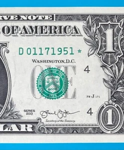 January 17, 1951 : D 01171951 * BIRTHDAY Note $1 One Dollar Bill *Uncirculated* - Picture 1 of 3