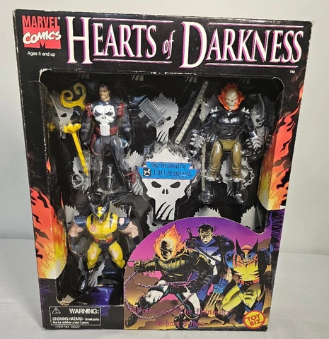 1996 Toy Biz Marvel Comics Hearts of Darkness Figure Set, Brand New, Nice Shape! Cover