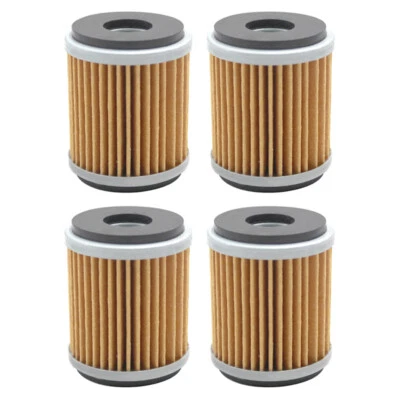 4Pack Oil Filters for Yamaha WR250F YZ250F WR450F YZ450F WR250R XT250 YFZ450 - Image 1 of 4