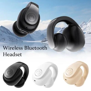 Wireless Headphone Earphones Clip On Bluetooth 5.4 Earbuds New Open New Ear D9T8 - Zdjęcie 1 z 19