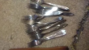 12 vintage Community plate Salad Forks - Picture 1 of 4
