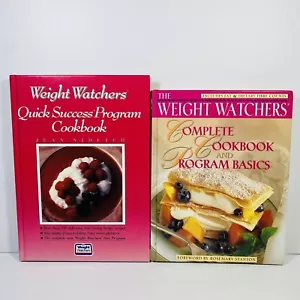 2 Lot Weight Watchers Complete Cookbook & Quick Success Program Hardcovers Food - Picture 1 of 15