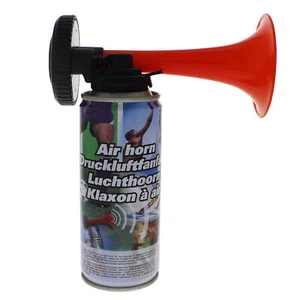 10x Drucklufanfare 210ml Gashupe Fantröte Airhorn Tröte Stadion Horn Fanfare NEU - Bild 1 von 1