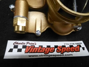 VINTAGE SPEED HOLLEY FORD 94 FUEL INLET REPAIR FITTING HOT ROD TRI POWER - Picture 1 of 2