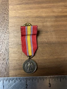 National Defense Mini Service Medal - used - Picture 1 of 2