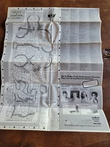 Southwest Savings, Sun City & Youngtown Late 1970's City Map - Picture 1 of 4
