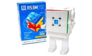 MoYu RS3 M V5 3x3 Magnetic (Ball-Core UV Coated + Robot Display Box) Speed Cube - Picture 1 of 24