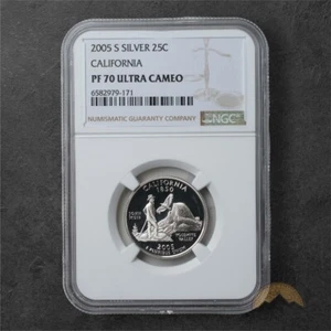 2005-S Proof California Silver State Quarter 25C - NGC PF70 UCAM - Picture 1 of 2