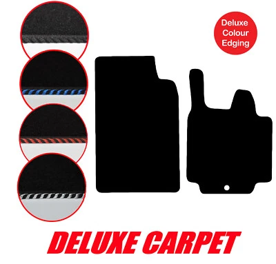  Tailored Car Mats fits Smart For Two 2007 to 2014 Deluxe Carpet & Edgings 2 pcs - Image 1 of 4